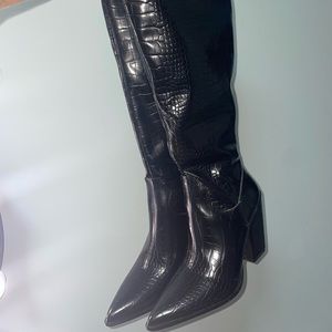 NWB Black Cowboy Boots